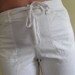 White womans pants
